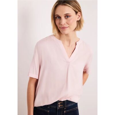 Street One Kurzarm Bluse mit Turn-Up - Rosa - Damen Street One Kurzarm Bluse mit Turn-Up - Rosa - Damen