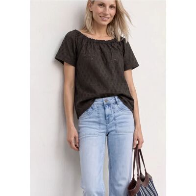 Street One Carmen blouse - Braun - Damen Street One Carmen blouse - Braun - Damen
