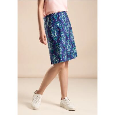 Street One Rock mit Print - Blau - Damen Street One Rock mit Print - Blau - Damen