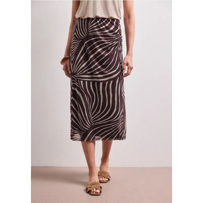 Street One Midi-Rock aus Mesh mit Print - Rot - Damen Street One Midi-Rock aus Mesh mit Print - Rot - Damen