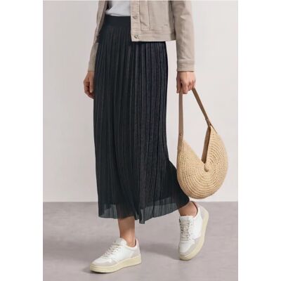 Street One Midirock aus Mesh in Plisséestruktur - Braun - Damen Street One Midirock aus Mesh in Plisséestruktur - Braun - Damen