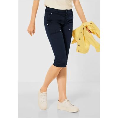 Street One Casual Fit Capri Hose - Blau - Damen Street One Casual Fit Capri Hose - Blau - Damen