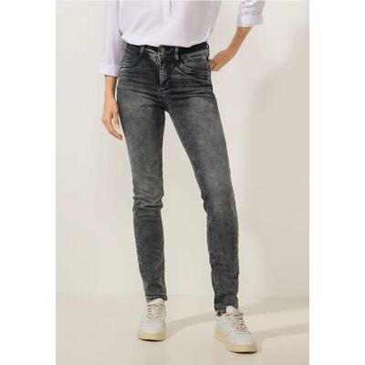 Street One Graue Slim Fit Jeans - Grau - Damen Street One Graue Slim Fit Jeans - Grau - Damen