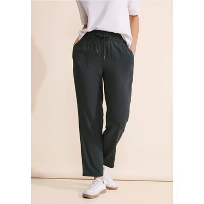 Street One Viskose Loose Fit Hose - Grau - Damen Street One Viskose Loose Fit Hose - Grau - Damen