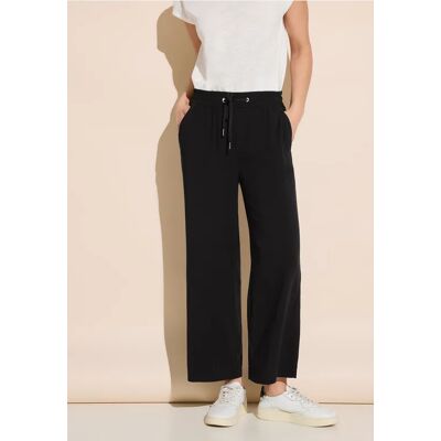 Street One 7/8 Culotte Hose - Schwarz - Damen Street One 7/8 Culotte Hose - Schwarz - Damen