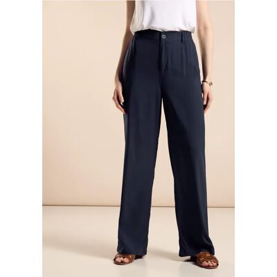 Street One Leichte Viskosehose - Blau - Damen Street One Leichte Viskosehose - Blau - Damen