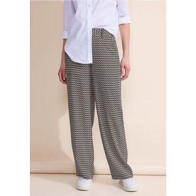 Street One Loose Fit Damenhose - Schwarz - Damen Street One Loose Fit Damenhose - Schwarz - Damen