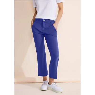 Street One 7/8 Slim Fit Twill Hose - Blau - Damen Street One 7/8 Slim Fit Twill Hose - Blau - Damen