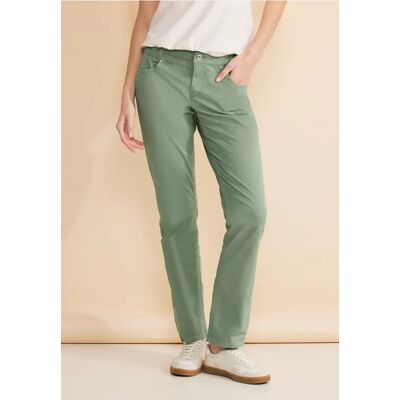 Street One Grüne Gerade Stoffhose - Hosen Street One Grüne Gerade Stoffhose - Hosen