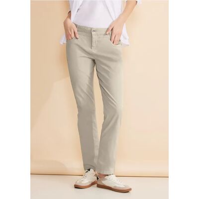 Street One Casual Fit Twill Hose - Beige - Damen Street One Casual Fit Twill Hose - Beige - Damen