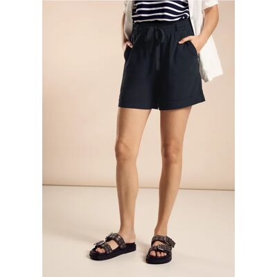 Street One Paperbag Shorts - Blau - Damen Street One Paperbag Shorts - Blau - Damen