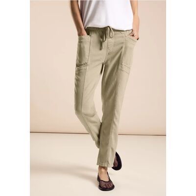 Street One Bequeme Lyocell Jeans - Beige - Damen Street One Bequeme Lyocell Jeans - Beige - Damen