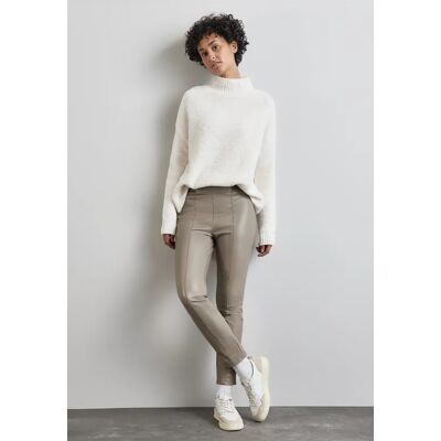 Street One Beschichtete Hose - Beige - Damen Street One Beschichtete Hose - Beige - Damen