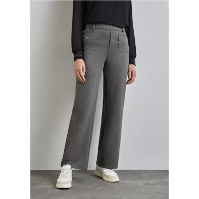 Street One Straight Leg Hose - Grau - Damen Street One Straight Leg Hose - Grau - Damen