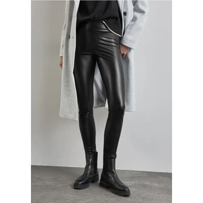 Street One Beschichtete Thermo-Leggings - Schwarz - Damen Street One Beschichtete Thermo-Leggings - Schwarz - Damen