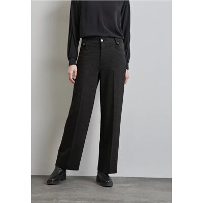 Street One Straight Leg Hose - Schwarz - Damen Street One Straight Leg Hose - Schwarz - Damen