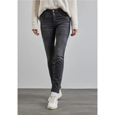 Street One Jeans im Cargo-Look - Schwarz - Damen Street One Jeans im Cargo-Look - Schwarz - Damen
