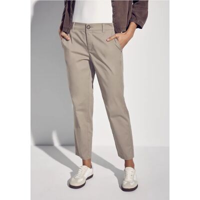 Street One Softe Twill Chino - Grau - Damen Street One Softe Twill Chino - Grau - Damen