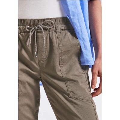 Street One Hose im Loose Fit - Braun - Damen Street One Hose im Loose Fit - Braun - Damen