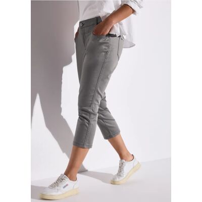 Street One Satin 3/4-Hose - Grau - Damen Street One Satin 3/4-Hose - Grau - Damen