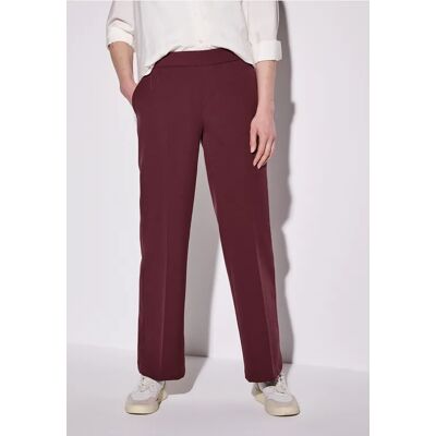 Street One Straight Leg Twill Hose - Rot - Damen Street One Straight Leg Twill Hose - Rot - Damen