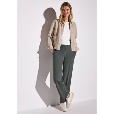 Street One Straight Leg Twill Hose - Grün - Damen Street One Straight Leg Twill Hose - Grün - Damen