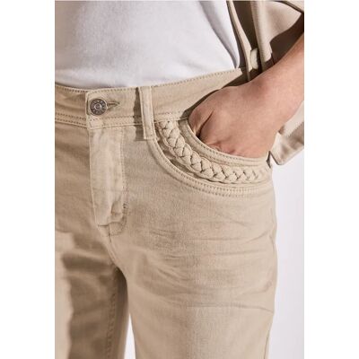 Street One Flared Leg Jeans - Beige - Damen Street One Flared Leg Jeans - Beige - Damen