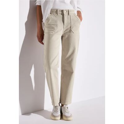 Street One Straight Leg Jeans - Beige - Damen Street One Straight Leg Jeans - Beige - Damen