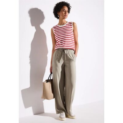 Street One Wide Leg Hose - Grau - Damen Street One Wide Leg Hose - Grau - Damen