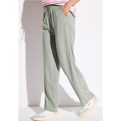 Street One Wide Leg Hose - Grün - Damen Street One Wide Leg Hose - Grün - Damen