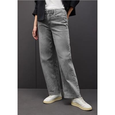 Street One Wide Leg Jeans - Grau - Damen Street One Wide Leg Jeans - Grau - Damen