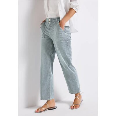 Street One Gestreifte Jeans - Blau - Damen Street One Gestreifte Jeans - Blau - Damen