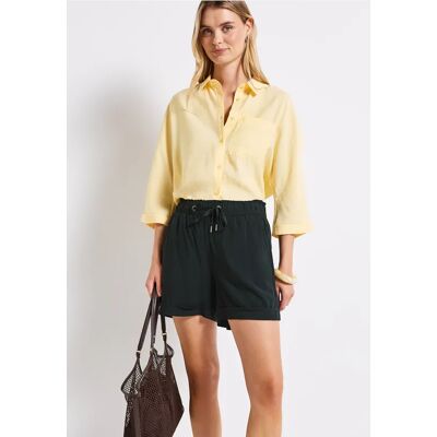 Street One Paperbag Shorts - Grün - Damen Street One Paperbag Shorts - Grün - Damen
