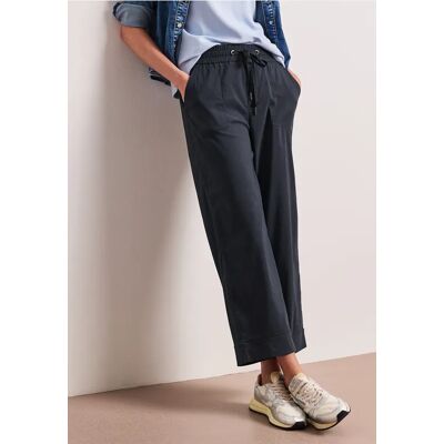 Street One Casual Fit Hose mit Turn-Up - Blau - Damen Street One Casual Fit Hose mit Turn-Up - Blau - Damen