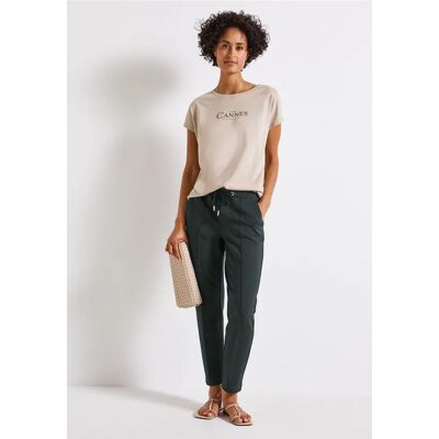 Street One Loose Fit Scuba Hose - Grün - Damen Street One Loose Fit Scuba Hose - Grün - Damen