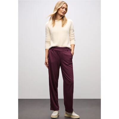Street One Straight Leg Hose - Rot - Damen Street One Straight Leg Hose - Rot - Damen