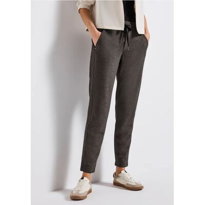 Street One Loose Fit Melange Hose - Braun - Damen Street One Loose Fit Melange Hose - Braun - Damen