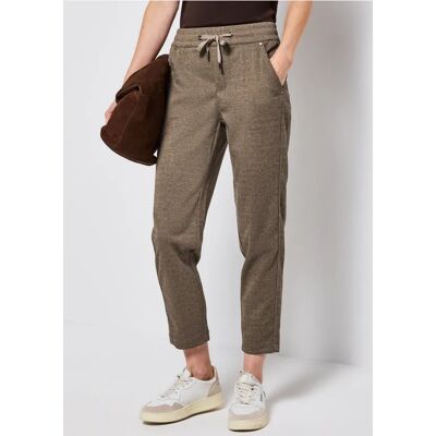 Street One Gestreifte Hose - Braun - Damen Street One Gestreifte Hose - Braun - Damen