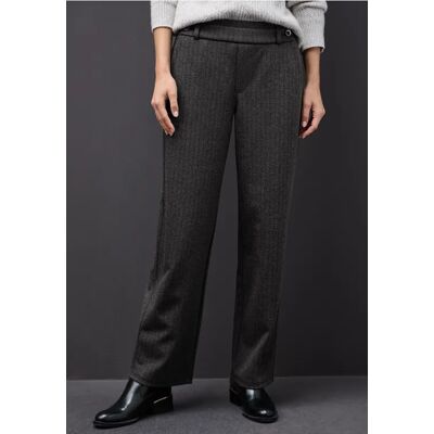 Street One Straight Leg Hose - Schwarz - Damen Street One Straight Leg Hose - Schwarz - Damen