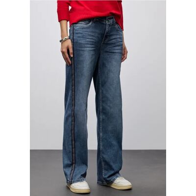 Street One Jeans mit Gallonstreifen - Blau - Damen Street One Jeans mit Gallonstreifen - Blau - Damen
