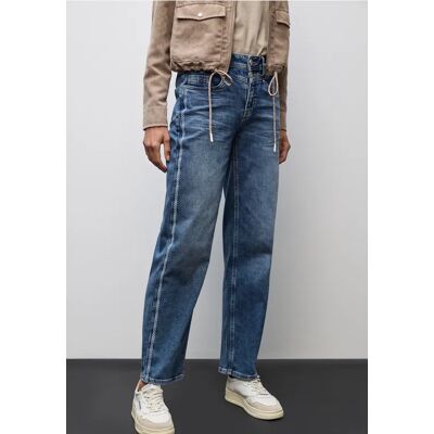 Street One Jeans mit Gallonstreifen - Blau - Damen Street One Jeans mit Gallonstreifen - Blau - Damen