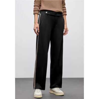Street One Straight Leg Hose - Schwarz - Damen Street One Straight Leg Hose - Schwarz - Damen
