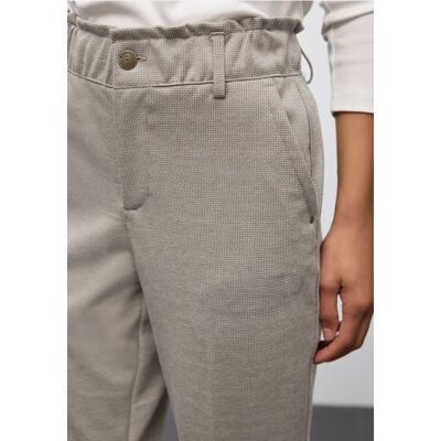 Street One Paperbag Jacquard Hose - Braun - Damen Street One Paperbag Jacquard Hose - Braun - Damen
