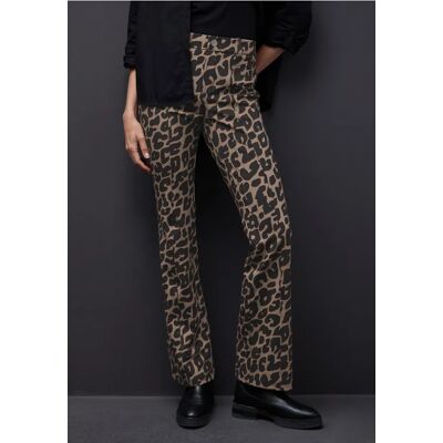 Street One Leo Bootcut Hose - Braun - Damen Street One Leo Bootcut Hose - Braun - Damen