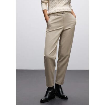 Street One Melange Hose mit Detail - Beige - Damen Street One Melange Hose mit Detail - Beige - Damen