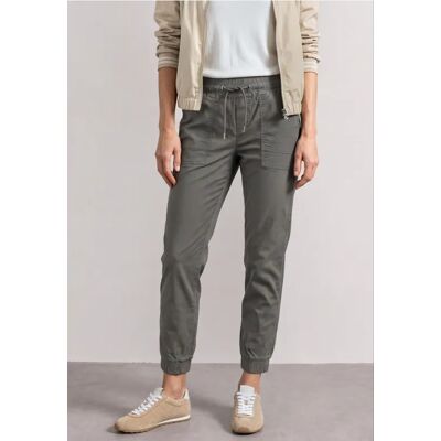 Street One Slim Leg Hose in Papertouch-Qualität - Grau - Damen Street One Slim Leg Hose in Papertouch-Qualität - Grau - Damen