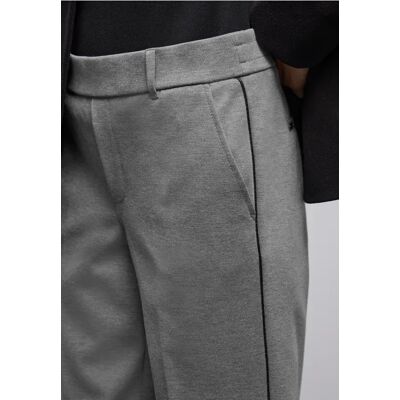 Street One Melange Chino mit Tape - Grau - Damen Street One Melange Chino mit Tape - Grau - Damen