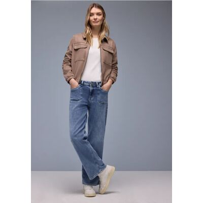 Street One Wide Leg Jeans - Blau - Damen Street One Wide Leg Jeans - Blau - Damen