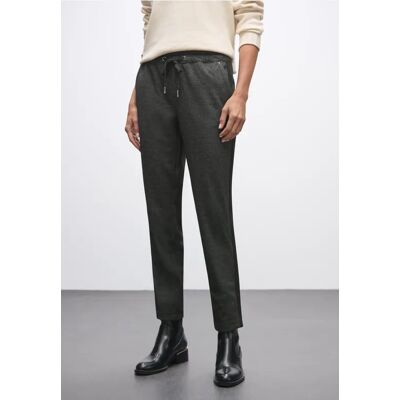 Street One Hose mit Galonstreifen - Schwarz - Damen Street One Hose mit Galonstreifen - Schwarz - Damen