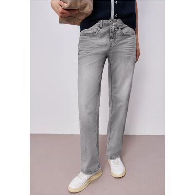 Street One Straight Leg Jeans - Grau - Damen Street One Straight Leg Jeans - Grau - Damen